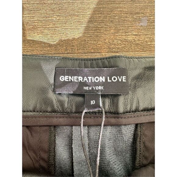 NWT- Generation Love Solange Vegan Leather Pants, size 10 - Picture 5 of 9